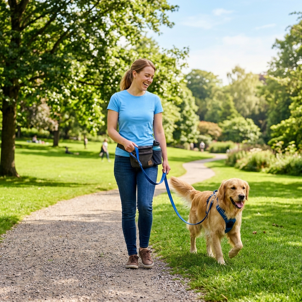 Dog walking path